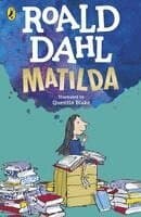 Omslag till boken Matilda av Roald Dahl