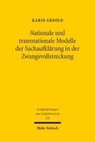 Nationale und transnationale Modelle der Sachaufklärung in der Zwangsvollstreckung