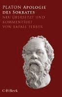 Omslag till boken Apologie des Sokrates av Platon