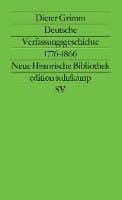 Deutsche Verfassungsgeschichte 1776 - 1866