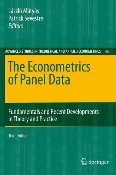 Econometrics of Panel Data