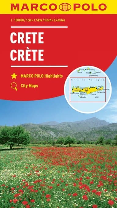 Omslag till boken Crete Marco Polo Map av Marco Polo
