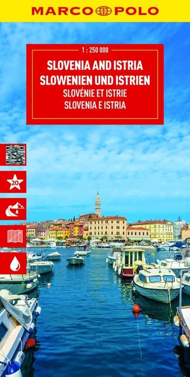 Slovenia and Istria Marco Polo Map