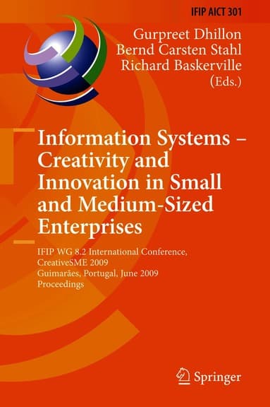 Information Systems -- Creativity and Innovation in Small and Medium-Sized Enterprises