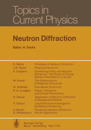Neutron Diffraction