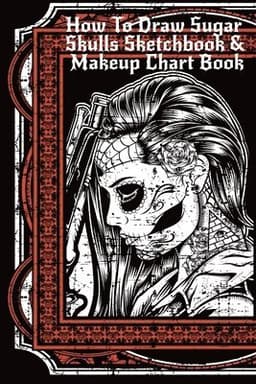 How To Draw Sugar Skulls Sketchbook & Makeup Chart Book