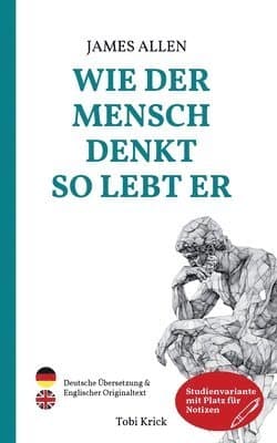 Omslag till boken Wie der Mensch denkt, so lebt er av James Allen