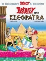 Omslag till boken Asterix in German av Rene Goscinny