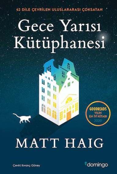 Omslag till boken Midnattsbiblioteket (Turkiska) av Matt Haig