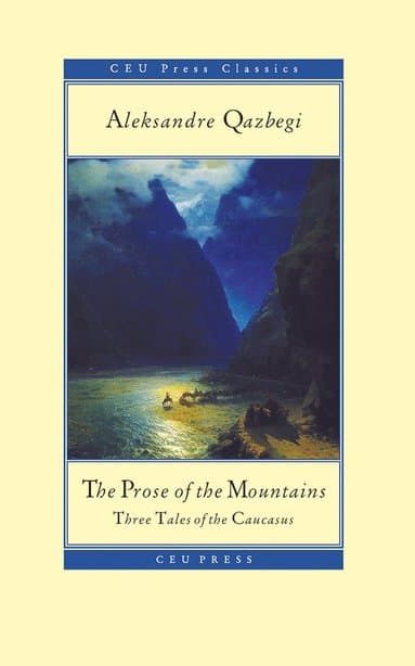 Omslag till boken Prose of the Mountains av Aleksandre Qazbegi