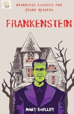 Omslag till boken Frankenstein av Mary Shelley