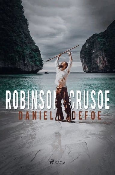 Omslag till boken Robinson Crusoe av Daniel Defoe