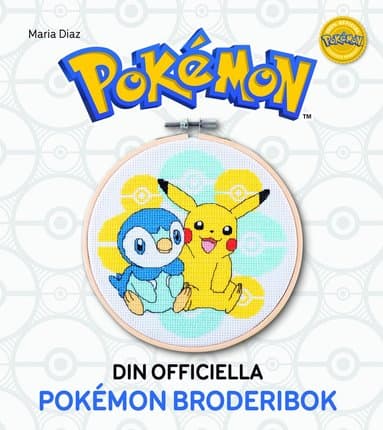 Din officiella Pokemon-broderibok : brodera med korsstygn