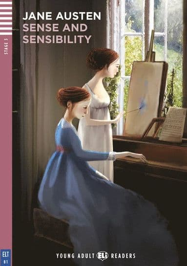 Omslag till boken Sense and Sensibility av Jane Austen