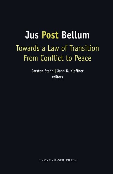 Jus Post Bellum