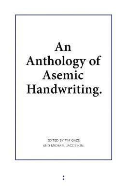 Anthology of Asemic Handwriting