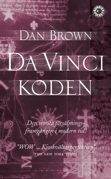 Omslag till boken Da Vinci-koden av Dan Brown