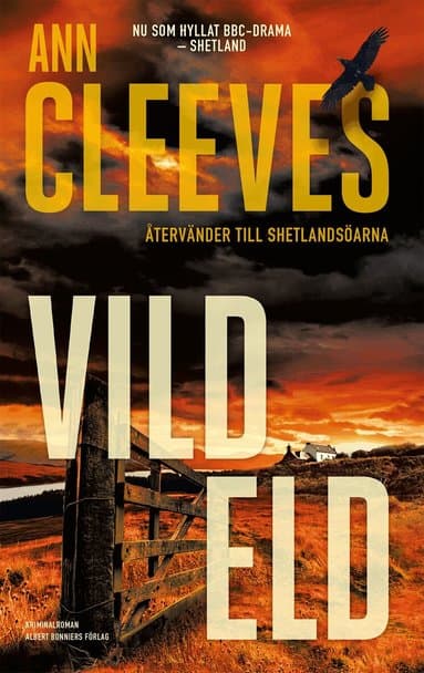 Omslag till boken Vild eld av Ann Cleeves