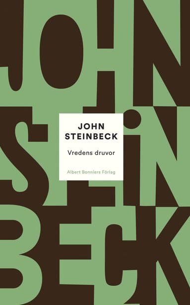 Omslag till boken Vredens druvor av John Steinbeck