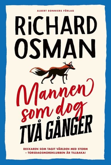 Omslag till boken Mannen som dog två gånger av Richard Osman