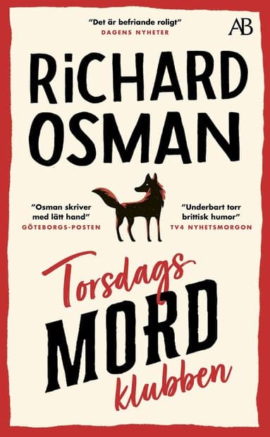 Omslag till boken Torsdagsmordklubben av Richard Osman
