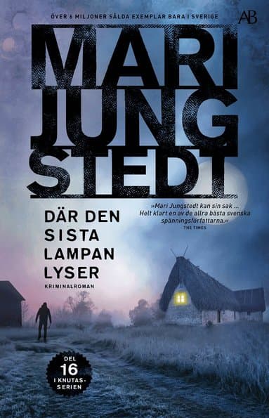 Omslag till boken Där den sista lampan lyser av Mari Jungstedt