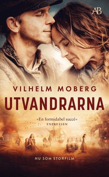 Omslag till boken Utvandrarna av Vilhelm Moberg