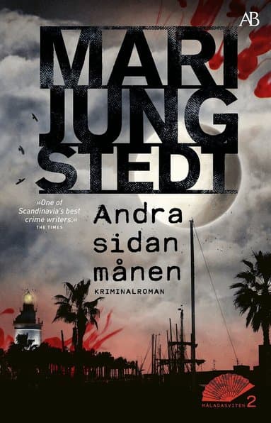 Omslag till boken Andra sidan månen av Mari Jungstedt