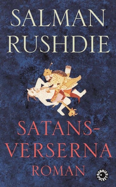 Omslag till boken Satansverserna av Salman Rushdie