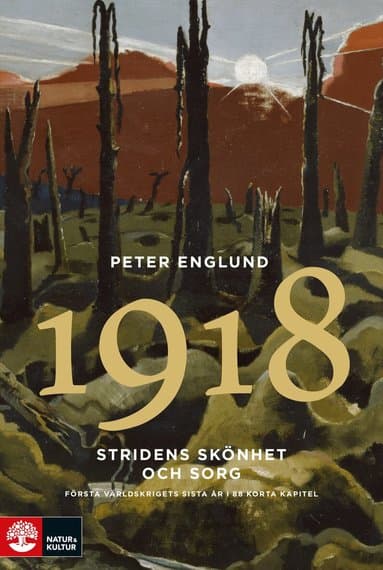 Omslag till boken Stridens skönhet och sorg 1918 : första världskrigets sista år i 88 korta kapitel av Peter Englund