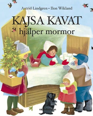 Omslag till boken Kajsa Kavat hjälper mormor av Astrid Lindgren