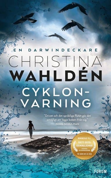Omslag till boken Cyklonvarning av Christina Wahldén