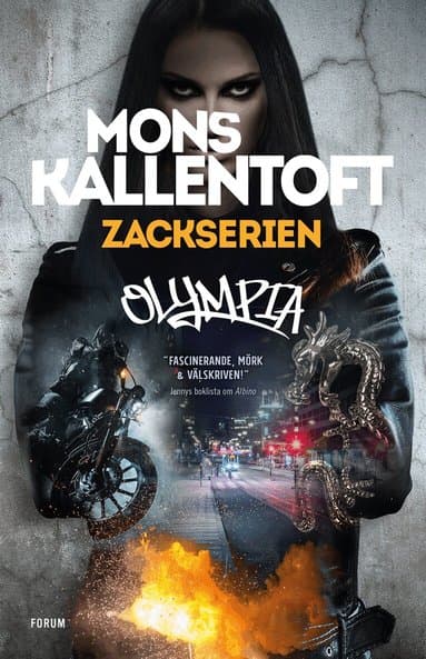 Omslag till boken Olympia av Mons Kallentoft