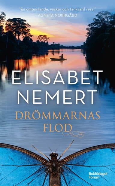 Omslag till boken Drömmarnas flod av Elisabet Nemert