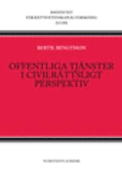Offentliga tjänster i civilrättsligt perspektiv