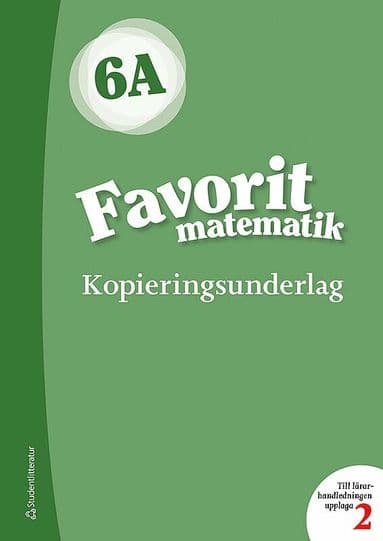 Favorit matematik 6A Kopieringsunderlag