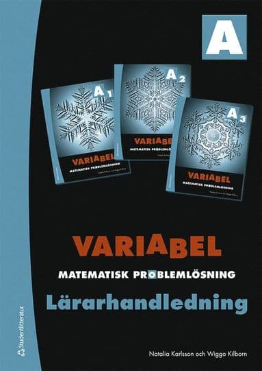 Variabel A Lärarpaket - Tryckt bok + Digital lärarlicens 36 mån - Matematisk problemlösning