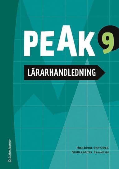 Peak 9 Lärarpaket - Tryckt bok + Digital lärarlicens 36 mån