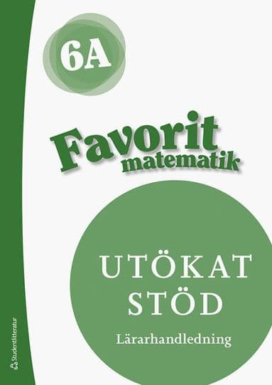 Favorit matematik 6A Utökat stöd Lärarpaket - Tryckt + Digitalt 36 mån