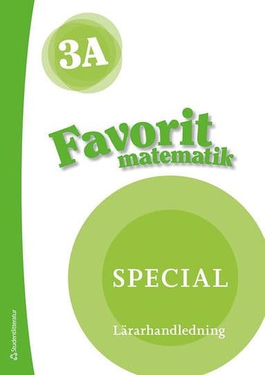 Favorit matematik 3A Special Lärarpaket - Tryckt + Digital lärarlicens 36 mån