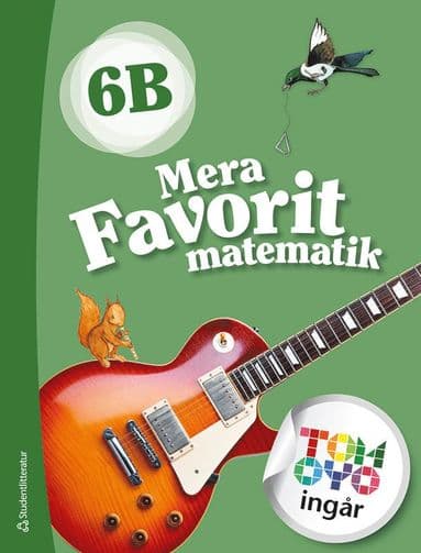 Mera Favorit matematik 6B Elevpaket - Tryckt bok + Digital elevlicens 12 mån