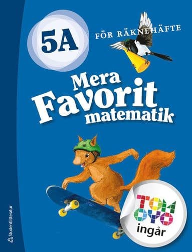 Mera Favorit matematik 5A för räknehäfte Elevpaket - Tryckt + Digitalt 36 mån