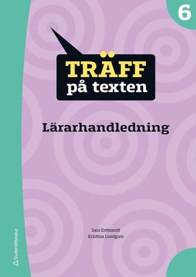 Träff på texten 6 Lärarpaket - Tryckt bok + Digital lärarlicens 36 mån