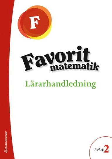 Favorit matematik Förskoleklass Lärarpaket - Tryckt + Digital lärarlicens 36 mån -