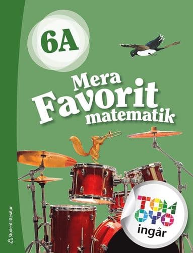Mera Favorit matematik 6A Elevpaket - Tryckt bok + Digital elevlicens 12 mån
