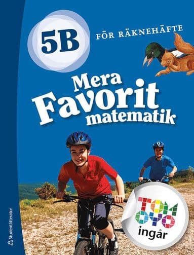 Mera Favorit matematik 5B för räknehäfte Elevpaket - Tryckt + Digitalt 36 mån