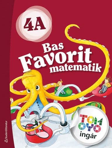 Bas Favorit matematik 4A Elevpaket - Tryckt bok + Digital elevlicens 12 mån