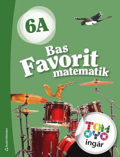 Bas Favorit matematik 6A Elevpaket - Tryckt bok + Digital elevlicens 12 mån