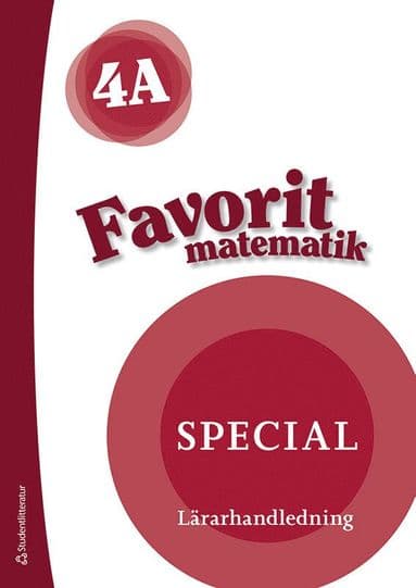 Favorit matematik 4A Special Lärarpaket - Tryckt + Digital lärarlicens 36 mån