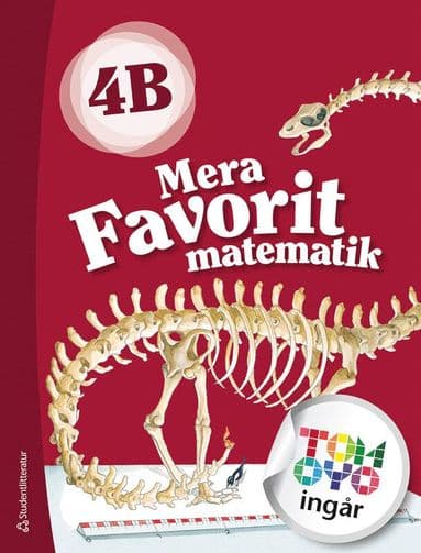 Mera Favorit matematik 4B Elevpaket - Tryckt bok + Digital elevlicens 12 mån